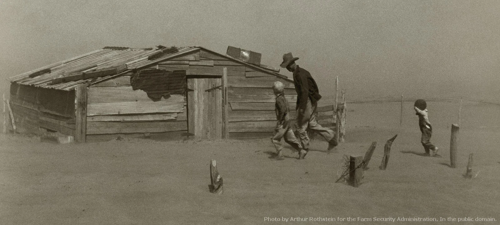 Oklahoma dust bowl in the 1930s