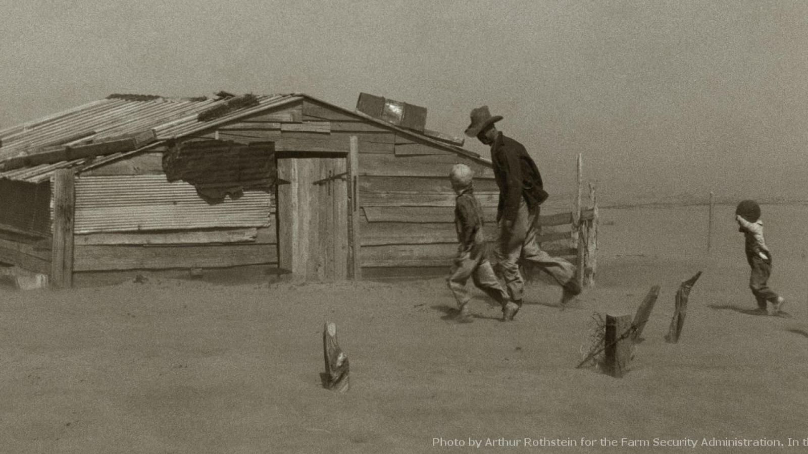 Oklahoma dust bowl in the 1930s